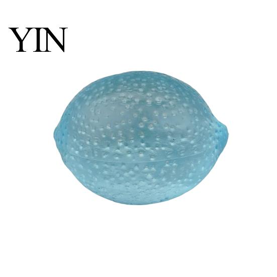 Relaxation Squeeze Ball Transparent Lemon Toy, Stress Relief Jellyfish Ice Cream Reliever Soft Clear Cube Sensory Toy for Kids Adults