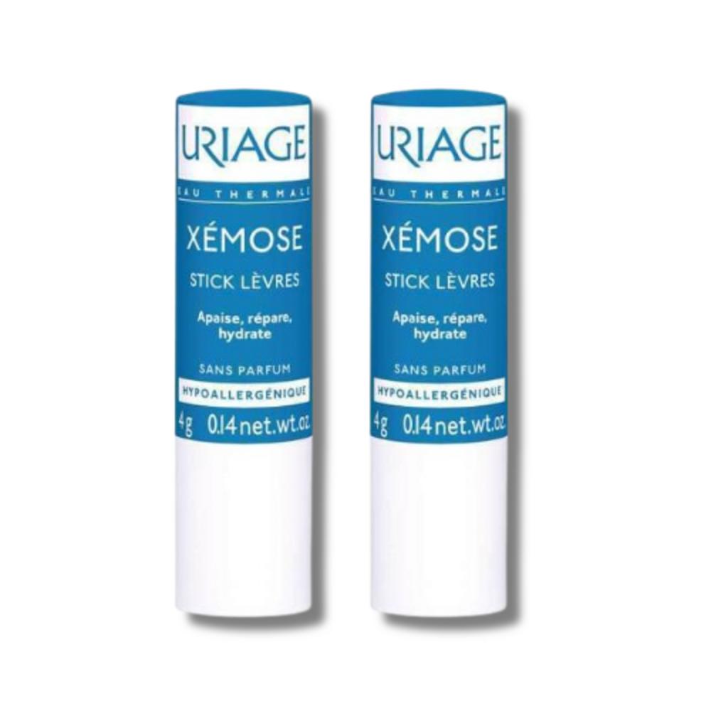 Uriage Xemose Stick Levres Lip Balm Duo 4g X 2, 2 Pieces