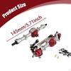 1/12 RC Car Front And Rear Axle Kit, Easy to Install, Heavy Duty Metal Replacement Parts for MN78