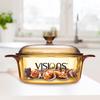 VISIONS 1.25L Crystal Clear Glass Pot