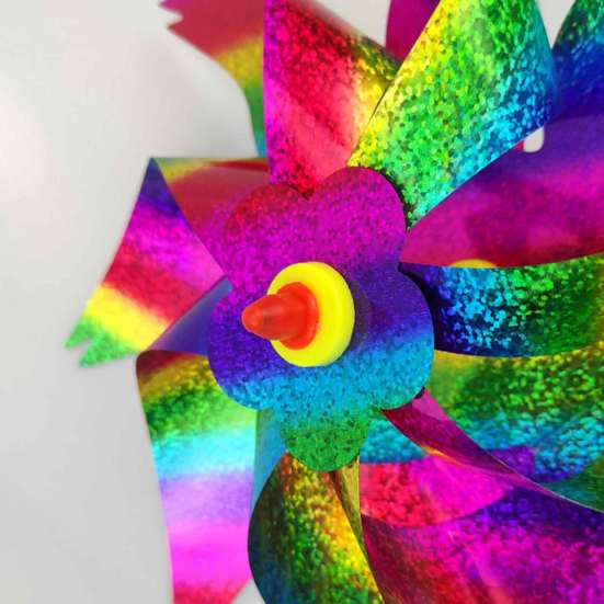 Светоотражающие вертушки с колышками, отпугивающие птиц, ветряные вертушки, отпугивающие птиц и животных, разноцветные блестящие вертушки для сада, двора, газона, крыльца