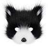 Novelty Simulation Fox Mask Gloves Dress Up Plush Animal Ears Mask Masquerade Party Tail Set Halloween Day
