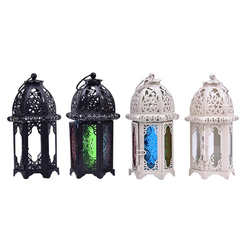 1 шт. Винтажный металлический полый подсвечник, хрустальный подсвечник, подвесной фонарь