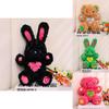 Plush Teddy Soft Bear Bunny Doll With Pp Cotton Filling Available In Colors Multiple