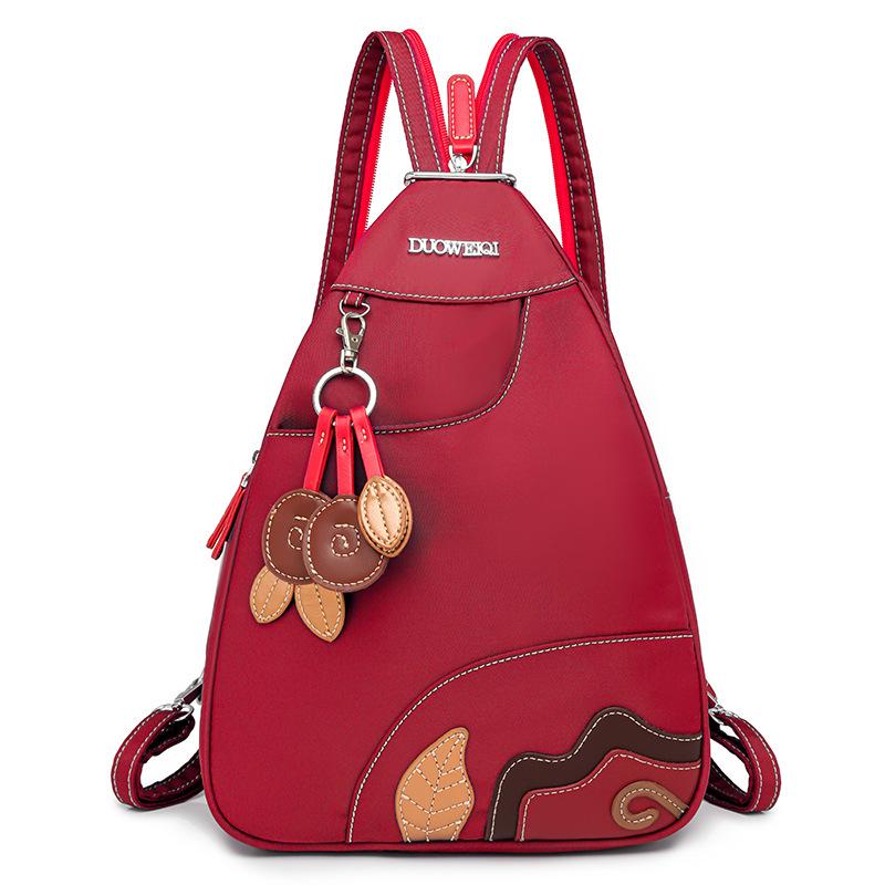 Модный корейский стиль Водонепроницаемый Оксфордский Crossbody Рюкзак: Легкий, Универсальный, Большой вместимости, Многофункциональный
