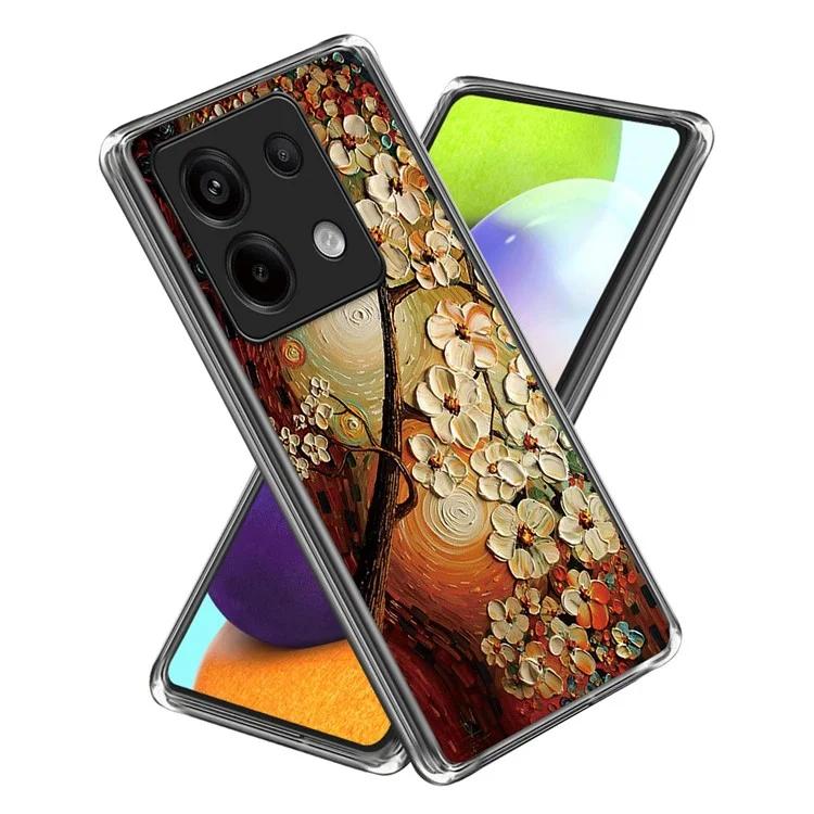 Для Xiaomi Redmi Note 13 Pro 5G / Poco X6 5G чехол Slim-Fit Pattern Printing TPU задняя крышка телефона
