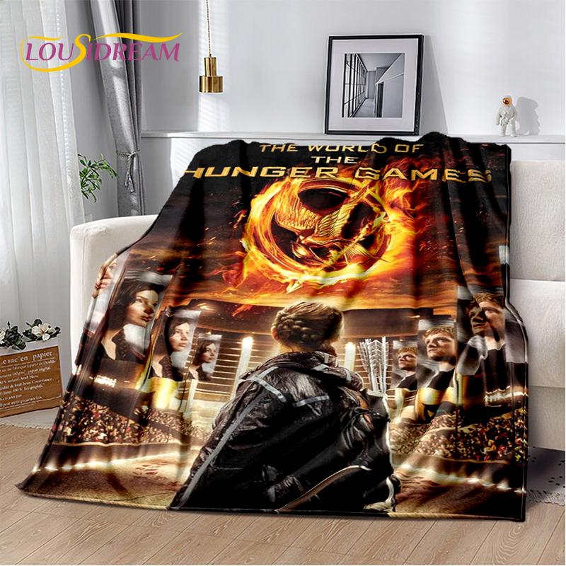 3D The Hunger Games Movie Archer Character Soft Flannel Blanket for Beds Bedroom Sofa Picnic,Throw Blanket for Cover Outdoors