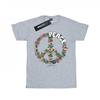 Girls Floral Peace Cotton T-Shirt
