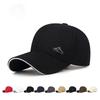 Spring and Autumn New Sandwich Hardtop Hat Men's Outdoor Leisure Sports Coarse Cotton Printed Mountain Pattern Baseball Cap