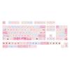 133 клавиши XDA Profile Creamy Strawberry Cartoon Keycaps PBT DyeSublimation Mechanical Keyboard Keycaps Set