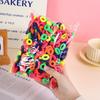 500pcs High Stretch Elastic Hair Ties Multi-color Hair Scrunchies Cute Hair Bands  For Girls Kids