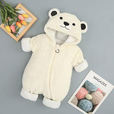 Семейный скафандр Snow Bear для новорожденных, размер 90, лучшая детская одежда в Корее