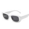 New Small White Frame Oval Sun Glasses Trend Sunglasses Unisex Punk Street Trend Cool Eyeglass Shades Glasses Frame Uv400