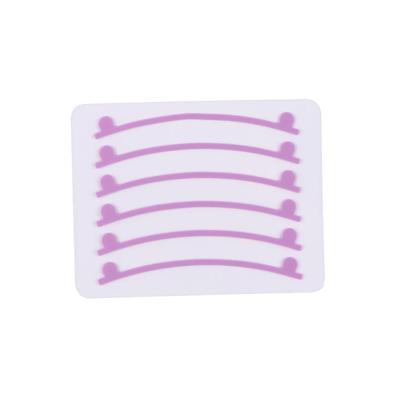 6 шт. Силиконовые полоски для ламинирования ресниц Многоразовые подушечки для завивки ресниц Лента для перманентной завивки Принадлежности для наращивания ресниц Инструмент для макияжа