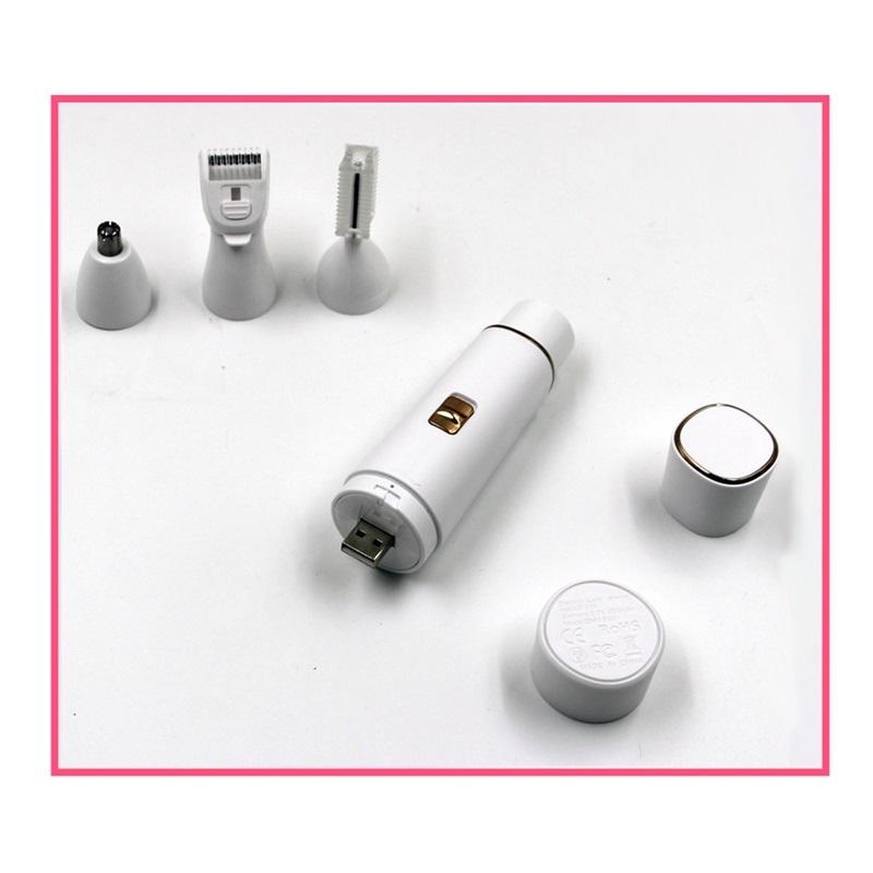 USB rechargeable four-in-one epilator hair removal instrument multi-functional waterproof household women's epilator