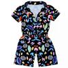 Stranger Things Season 3 Eleven Cosplay Costume Playsuit Shirt Outfit Halloween Costume