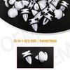 Xislet 120Pcs Door Trim Panel Retainer Clips Compatible With BMW 3 5 7 Series E36 E34 E38 E39 M3 X1, X3, X4, X5, X6 Replace 51411973500, 51418224768,