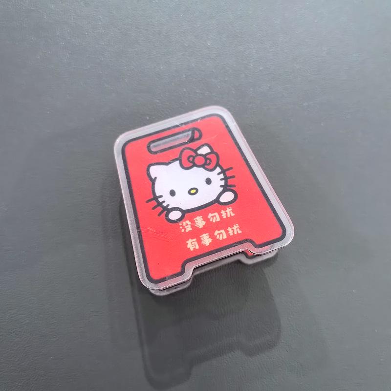 Двусторонние акриловые мультяшные зажимы для папок KT Cat
