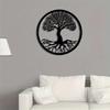 1pc Metal Tree of Life Wall Art Modern Tree Wall Decor, Elegant Metal Wall Decor for Home, Unique Tree of Life Decoration