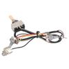 Electric Guitar Wiring Harness Yellow Cap A500K B500K Jack Metal Guitar Prewired Harness Replacement