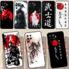 Japanese Bushido Samurai For OPPO Find X3 Lite X5 Pro A5 A9 A31 A53 S A83 A91 A93 A54 A74 A94 A15 A16 A52 A72 Case