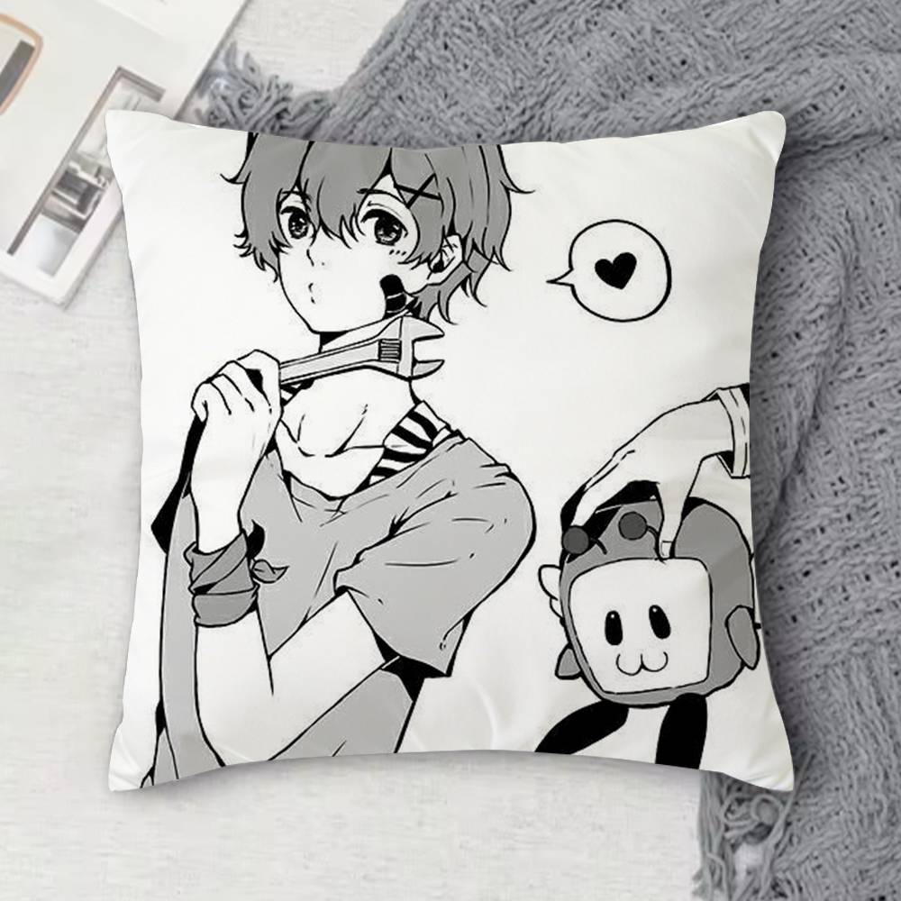T-Terror In Resonance Double-Sided Printed Square Decorative Cushion Cover For Sofa Living Room Home Decor