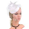 Pearl Vintage Fascinator Hat Exquisite Masquerade Hair Band Retro Bride Headdress  Photography
