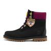 Timberland Водонепроницаемые ботинки Heritage 6 дюймов 'Черный нубук с розовым' Женские A44KXW