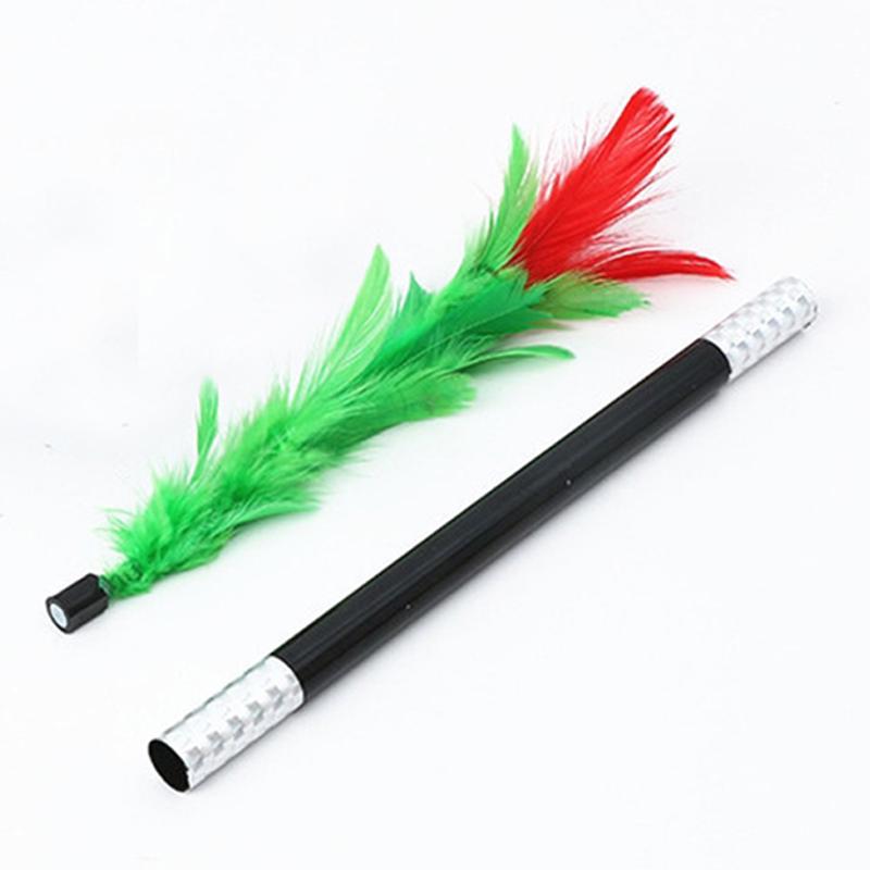Crazy Magic Wand Toy to Flower Sets Easy Magician Tricks Fire Street Stage Performance for Kids Adult Props Funny Gifts