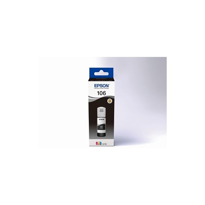 Réservoir d'encre - EPSON - 106 - 70 ml - photo noire - pour EcoTank ET-7700, ET-7750, L7160, L7180