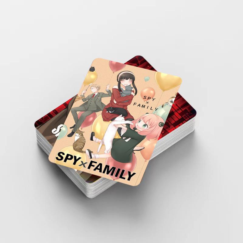 Anime Spy X Family Lomo Card Postcard Anya Forger Double-sided Printing Picture Collection Card