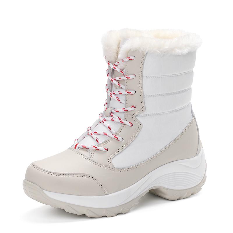 Fashion New Large Size Women's Snow Boots Fashion Casual Winter Warm Comfortable Women's Boots Non-slip Wear-resistant Outdoor Boots