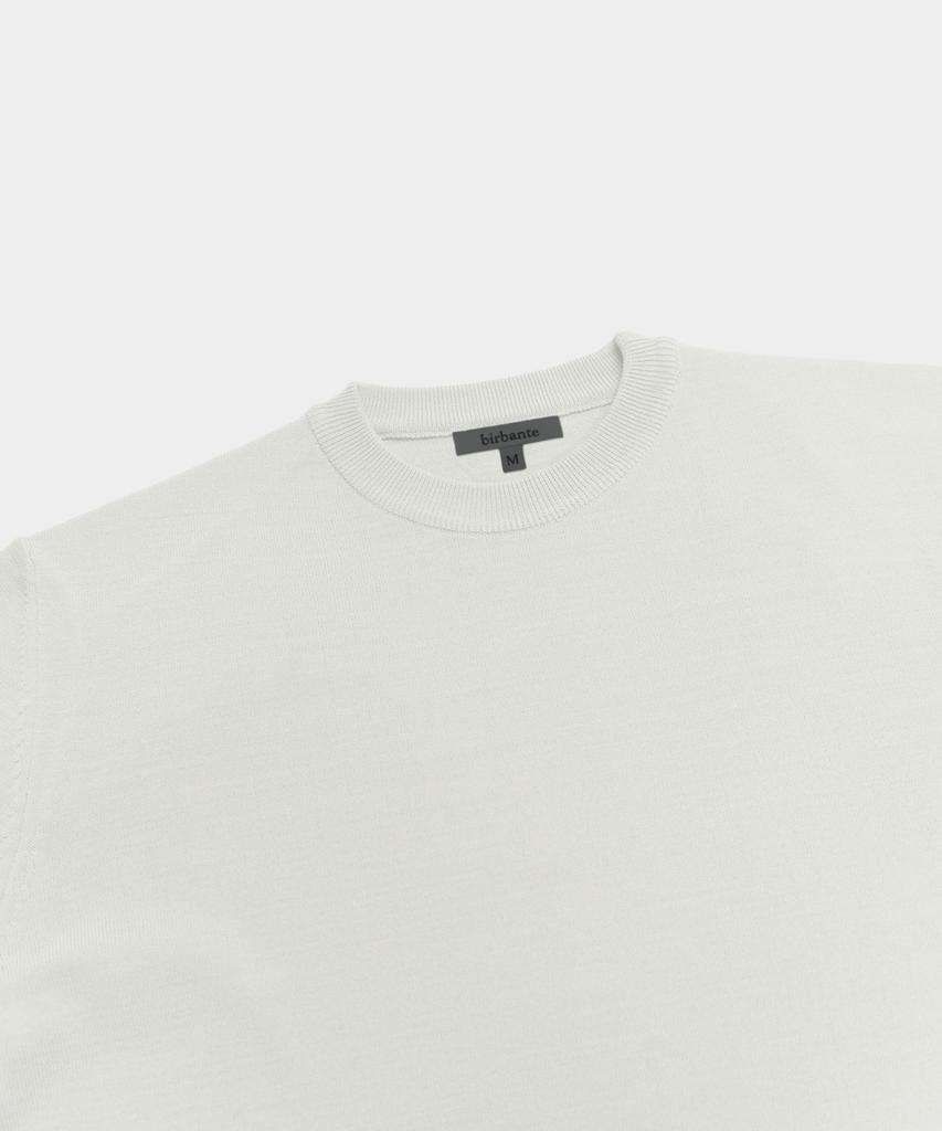 BIRBANTE Cool Mellow Crewneck Knit - Ivory