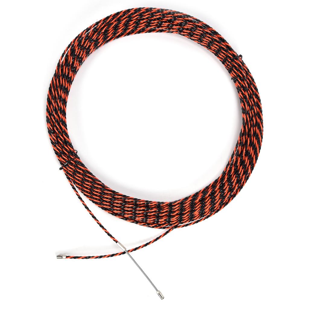 50м Стальной трос с пластиковым покрытием, устойчивый к коррозии, двухцветный, для лифта, крана, трактора