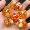 7Pcs/set Skull Dice Red Black D4 D6 D8 D10 D% D12 D20 Polyhedral Games Dice Set for Role Playing Board Table Games