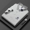 Trend Hub New High-end Men's Short Sleeved T-shirt Embroidered Lapel Polo Shirt Plus Size Paul Thin Top for Men