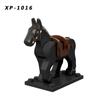 Plastic Blocks Mini Blocks Action Figures War Medieval Knight Horse  Wolf   Saddle  Bridle Toy Blocks For Children