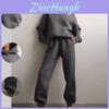 Streetwear Girl Long Pants Two Piece Set With Polyester Fabric For Casual Spring And Winter Wear