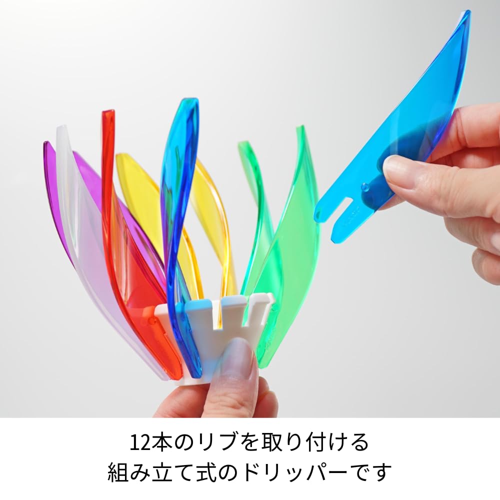 Капельница HARIO V60 SUIREN 02 Радужные чашки для кофе Ручная капельница Радуга Цветная 1~4 VDSU-02-NJ