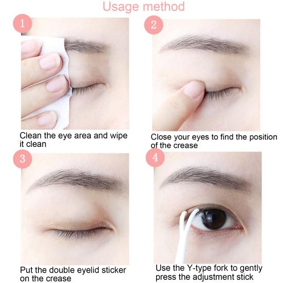 Yousheng 10 листов двойных наклеек для век с сильной липкостью, дышащая сетка натурального телесного цвета, инструмент для макияжа, бесшовная двойная лента для укладки век