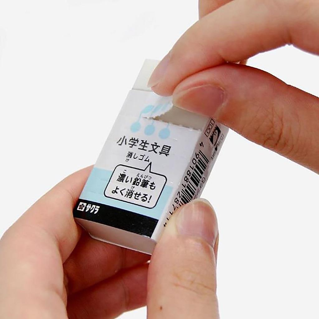 Ластик Sakura Crepas, канцелярские принадлежности для начальной школы G Keshi Rubber Blue 20 шт. #36(20)