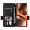 For Realme GT 7 5G Case with Wrist Strap Litchi Texture PU Leather Wallet Phone Cover