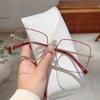 Винтажные квадратные очки, новые стильные, увеличенного размера, в корейском стиле, модный роскошный дизайн, оправа с защитой от синего света.
