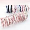 12PCS Ponytail Hair Bands Pearl Hair Ties For Girls Women Elastic Flowers Hairband Headband Hair Accessory Set With Net Bag