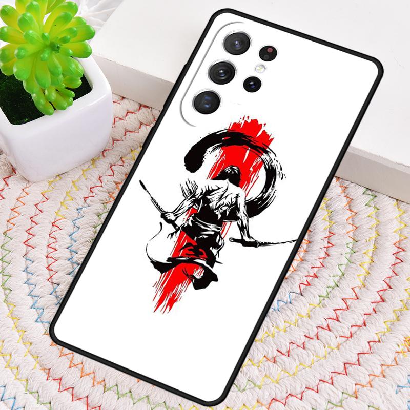 Bushido Samurai Phone Case for Samsung Galaxy note 10 pro S26 Ultra S23 S24 FE S25 S21 S22 PLUS shockproof Cove