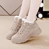 Fashion Winter Sneakers Women Lace Up Platform Sports Shoes Woman Thick Plush Warm Shoes