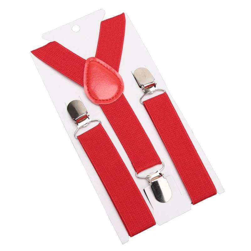 Эластичные детские подтяжки черного цвета, модные детские подтяжки для мальчиков и девочек, регулируемые подтяжки, детские свадебные галстуки, аксессуары