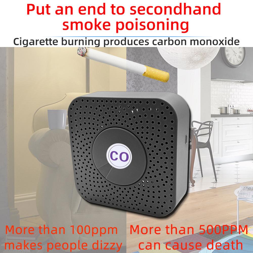 Tuya ZigBee CO Detector Portable Carbon Monoxide Tester Multifunctional Carbon Monoxide Concentration Test Meter