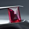 Natural Red Ruby 9.45ct Emerald Cut Certified Loose Gemstone