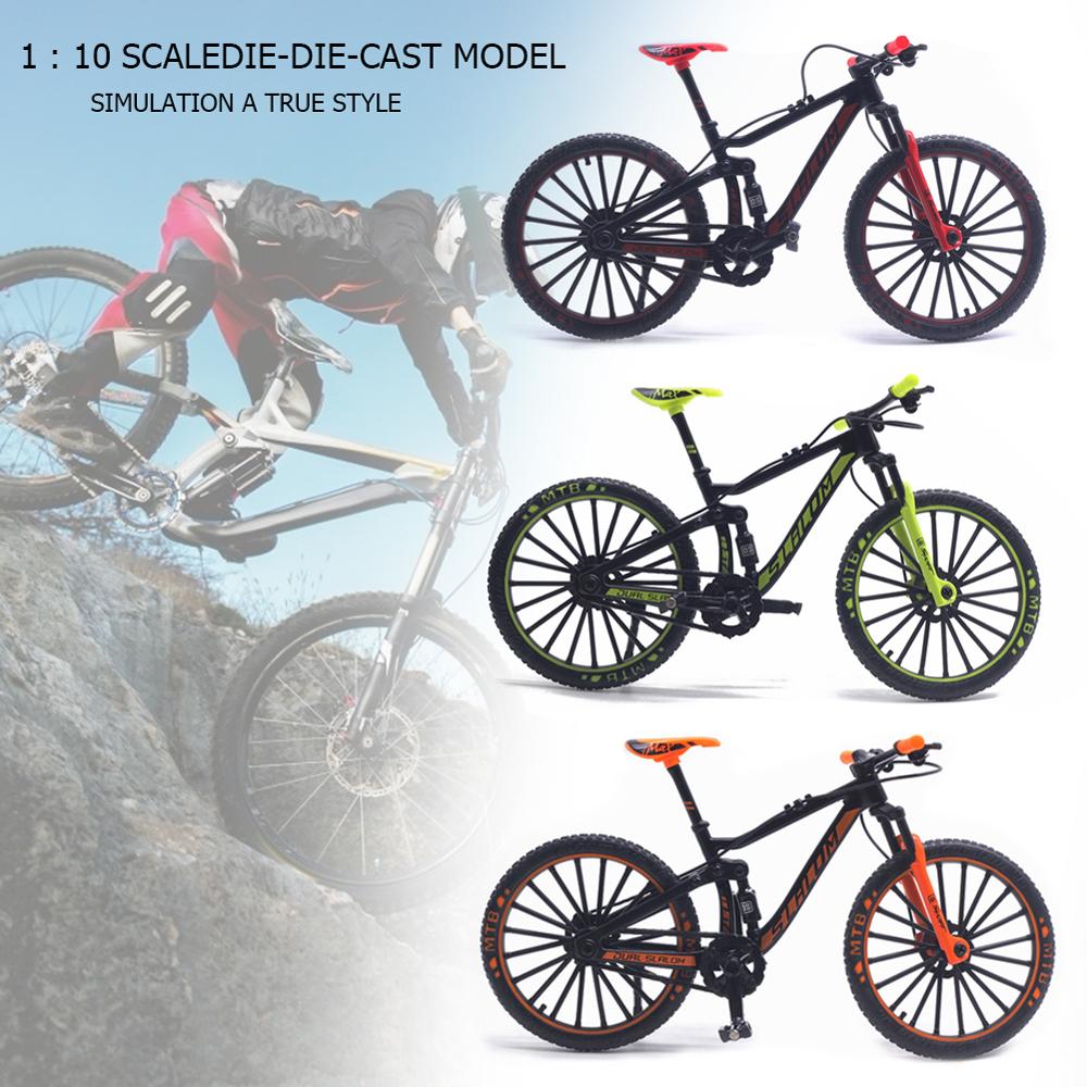 Metal Collection Toys Diecast Zinc Zinc Alloy Racing Bike Toy Mountain Bike Toy Bicycle Model Road Bike Model